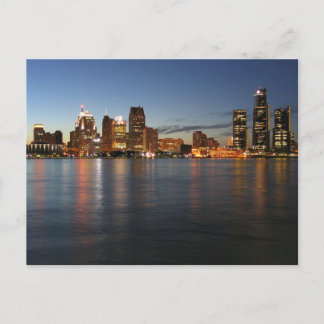 Postal Detroit Skyline