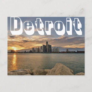 Postal Detroit Skyline