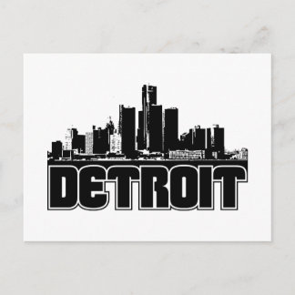 Postal Detroit Skyline
