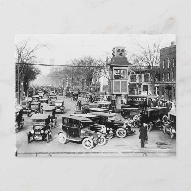 Postal Detroit Traffic Congestion (Anverso)