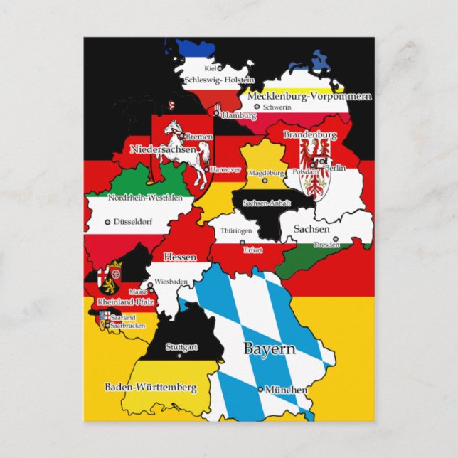 Postal Deutsche Bundesländer (Anverso)