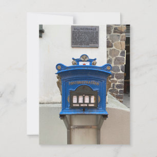 Postal Deutsche Post (German Post) - Azul