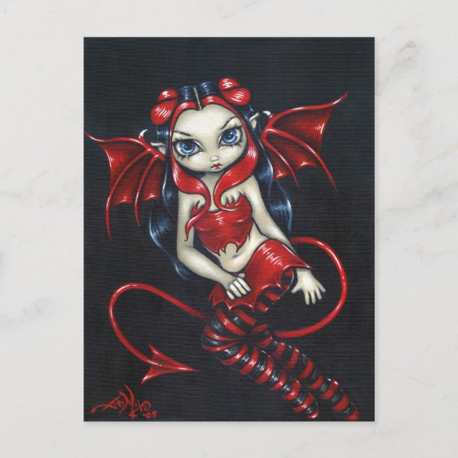 Postal "Devilish Fairy" (Anverso)
