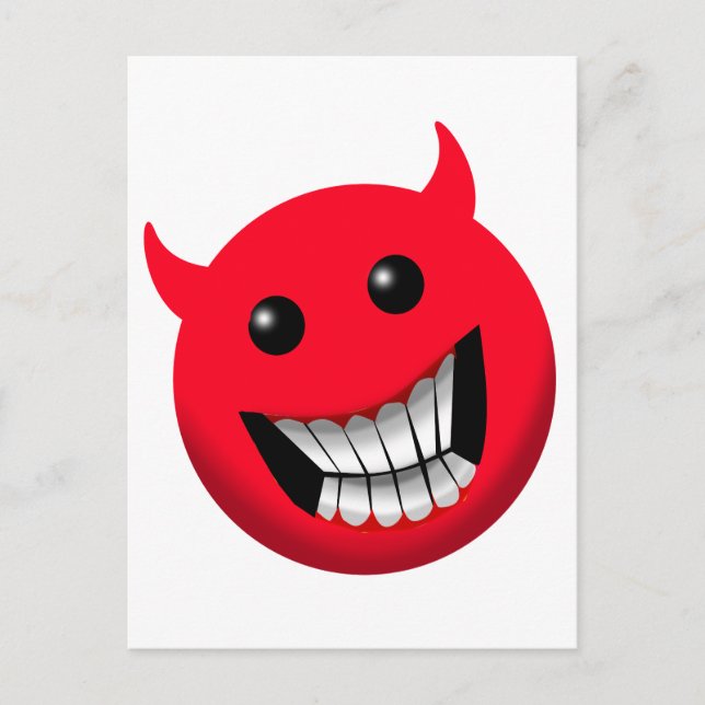Postal Devilish Smile (Anverso)