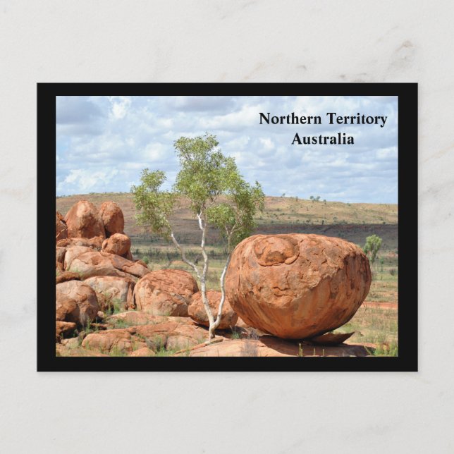Postal Devils Marbles / Territorio del Norte / Australia (Anverso)