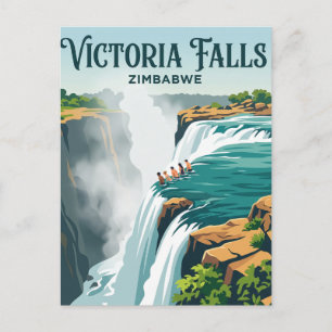 Postal Devil's Pool, Cataratas Victoria Zimbabwe