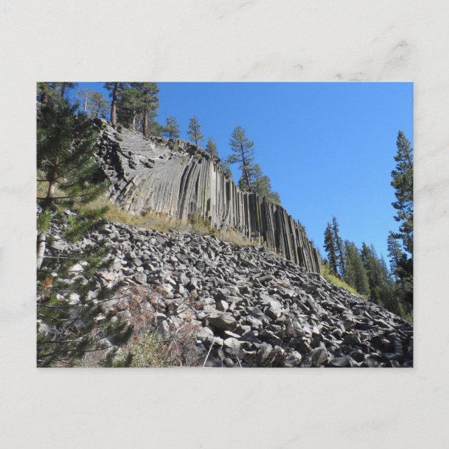 Postal Devils Postpile Monumento Nacional (Anverso)