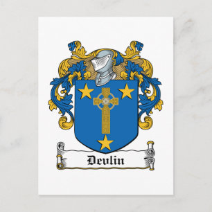 Postal Devlin Family Crest
