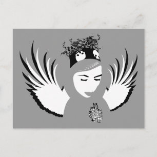 Postal devoción condenada: ángel perdido