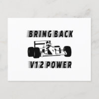 Devolver la silueta del coche de carreras de V12