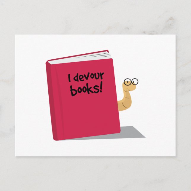Postal Devoro libros (Anverso)