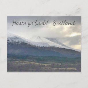 Postal ¡Devuélvate! Escocia. Postal.