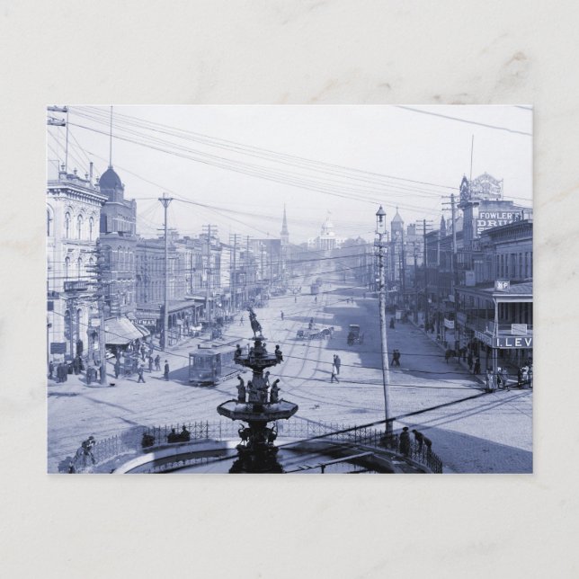 Postal Dexter Avenue y Capitol, Montgomery AL (Anverso)