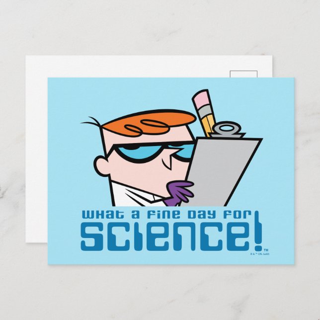 Postal Dexter - What A Fine Day For Science! (Anverso / Reverso)