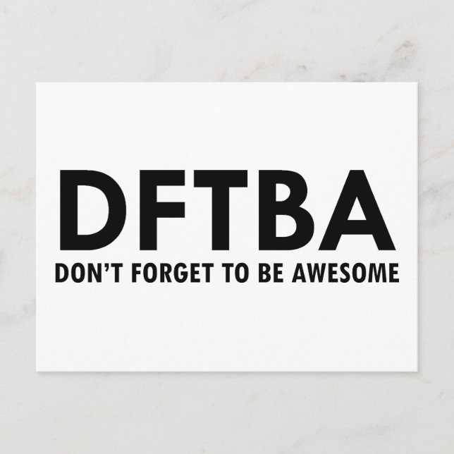 POSTAL DFTBA (Anverso)