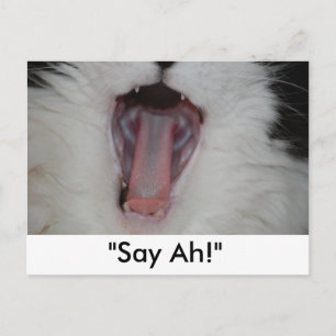 Postal ¡Di Ah!/Humor Dentista
