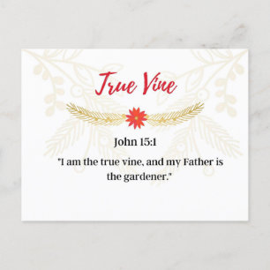 Postal Día 20   Nombres de Jesús   Verdadero Vine Advent