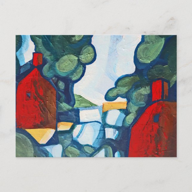 Postal Día Azul  (Anverso)