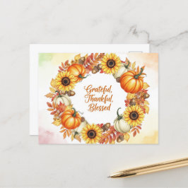 Postal Día de Acción de Gracias