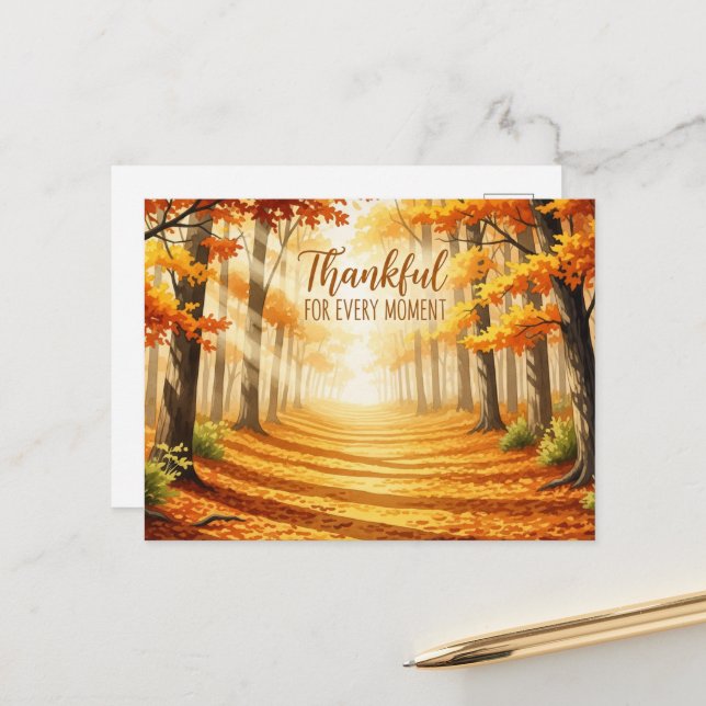 Postal Día de Acción de Gracias  (Anverso/Reverso In Situ)