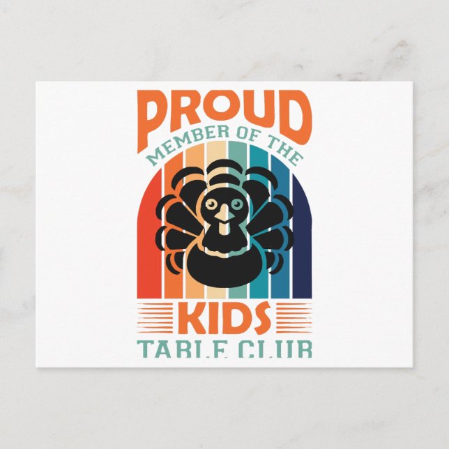 Postal Día de Acción de Gracias (Anverso)