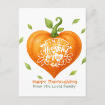 Día de Acción de Gracias Feliz Corazón Agradecido 