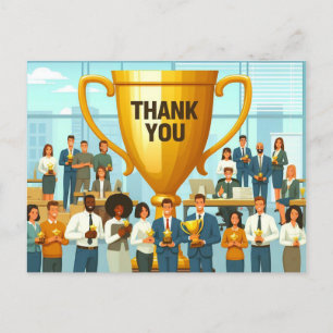Postal Día de Agradecimiento a los Empleados Gracias