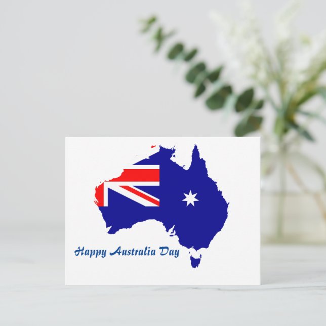 Postal Día de Australia (Anverso de pie)