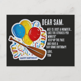 Postal Día de Cumpleaños del Remero: Celebración Oar-some