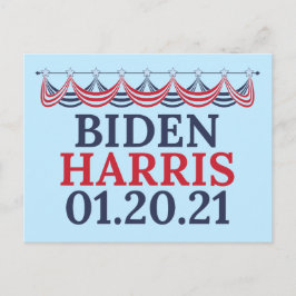Postal Día de Inauguración de Joe Biden Kamala Harris