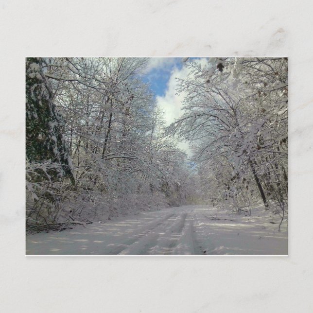 Postal día de invierno (Anverso)