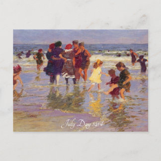Postal "Día de Julio de 1914 EH Potthast"
