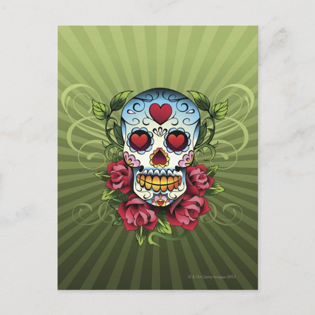 Postal Día de la Calavera Muerta (Anverso)