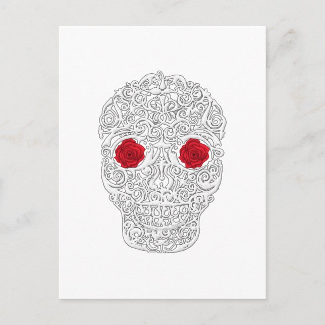 Postal Día de la Calavera Muerta (Anverso)