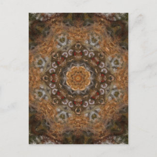 Postal Día de la cosecha Impasto Kaleidoscope Art 5