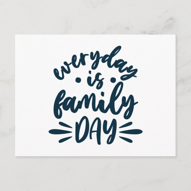 Postal Día de la Familia (Anverso)