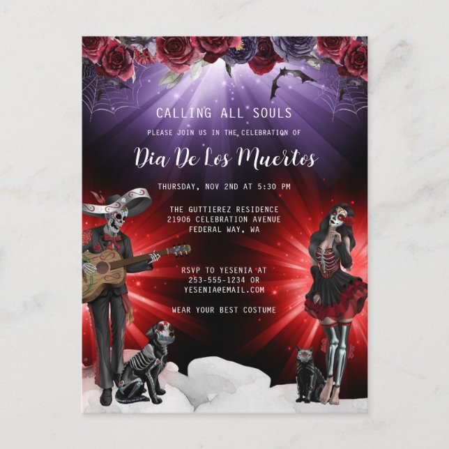 Postal Día de la Flora Muerta (Anverso)