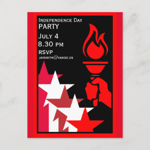 Postal Día de la Independencia de Estados Unidos