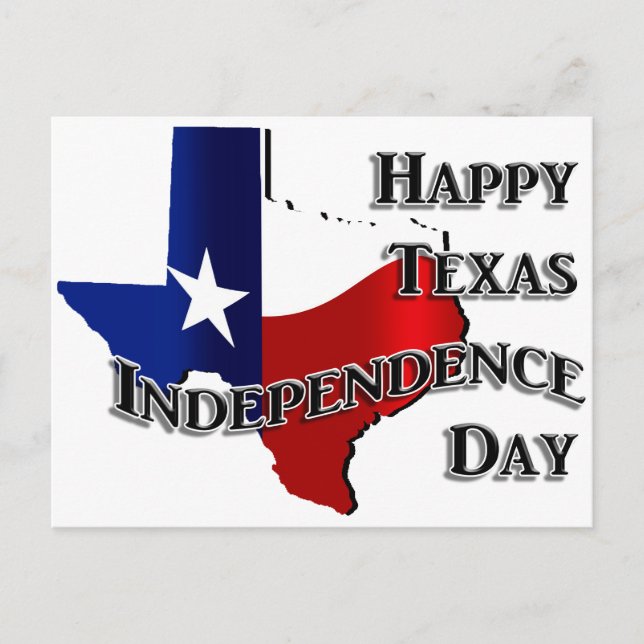 Postal Día de la Independencia de Texas (Anverso)
