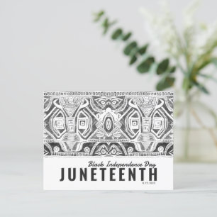 Postal Día de la Independencia Negra