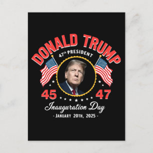 Postal Día de la investidura del presidente Donald Trump