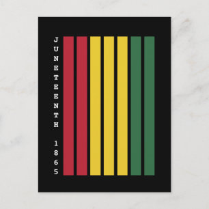 Postal Día de la Liberación Afroamericana Juneteenth 1865