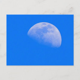Postal Día de la Luna en un brillante día de primavera