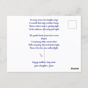 Postal Día de la madre