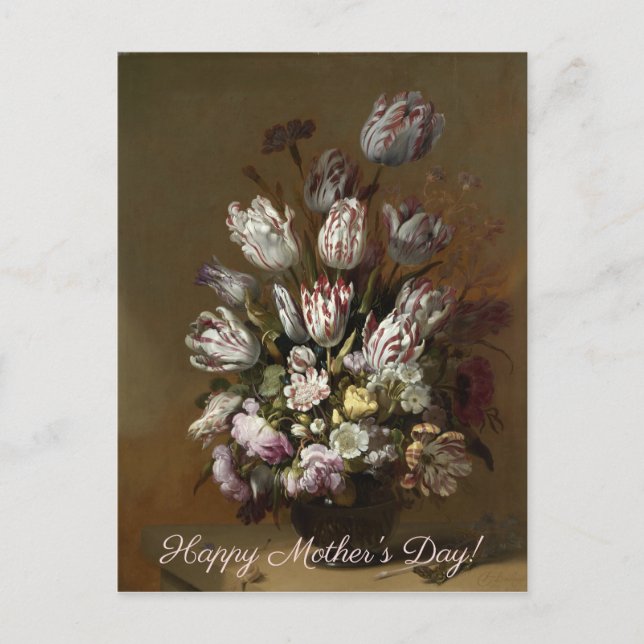 Postal Día de la Madre - Bouquet floral | Bella Artes nee (Anverso)