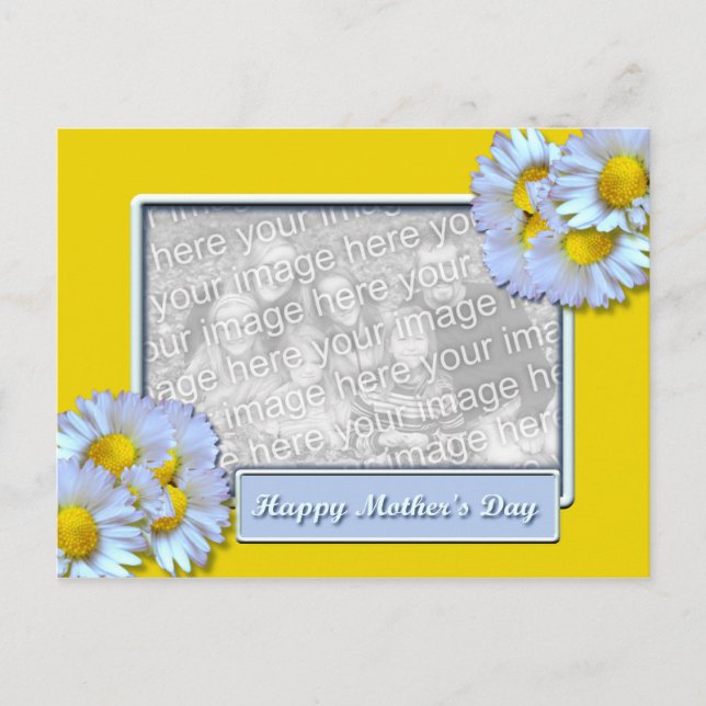Postal Día de la Madre Daisies (Anverso)
