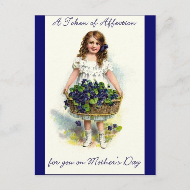 Postal Día de la Madre de época (Anverso)