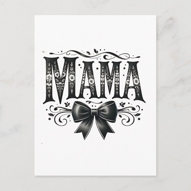 Postal Día de la Madre de la abuela de mamá (Anverso)