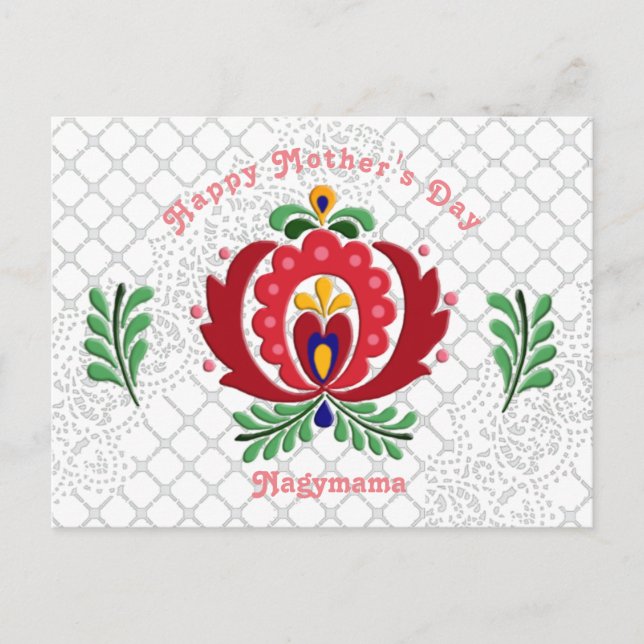 Postal Día de la Madre de Nagymama (Anverso)