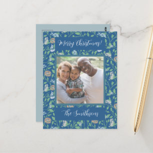 Postal Día de la Madre del Jardín de primavera Robin Nest